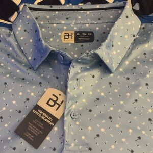 BEN HOGAN SS 100% Polyester Golf Polo